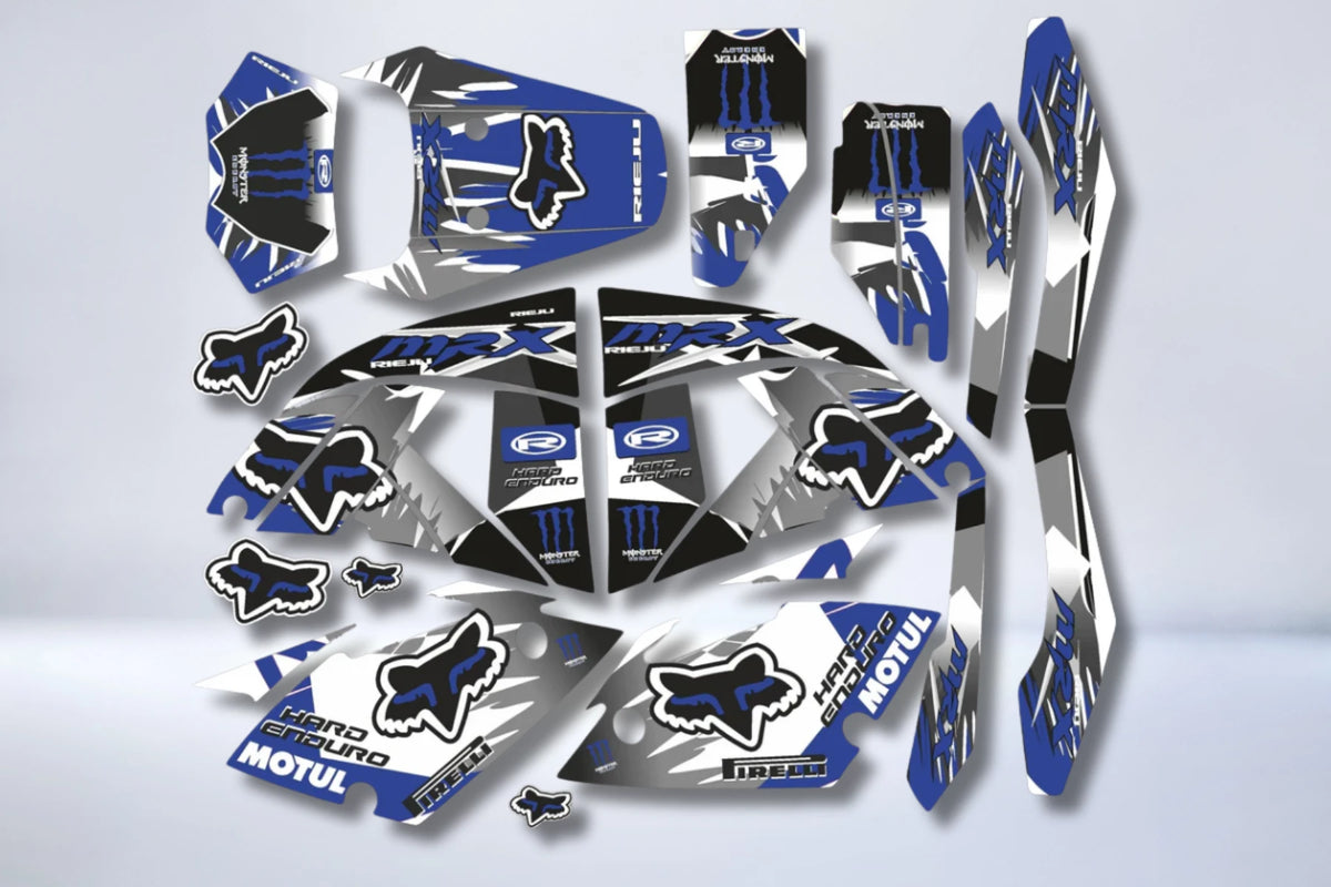 kit gráfico RIEJU SMX / MRX - FOX AZUL