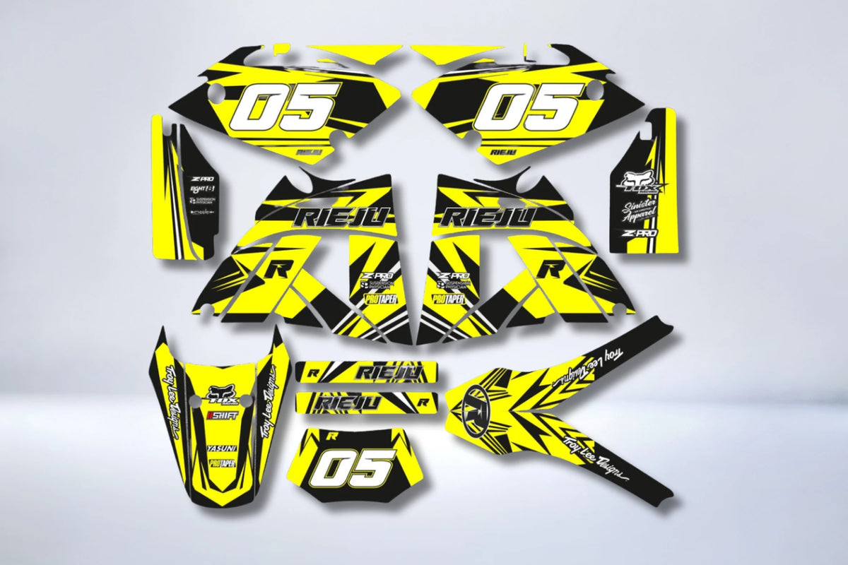 kit gráfico RIEJU SMX / MRX - YELLOW