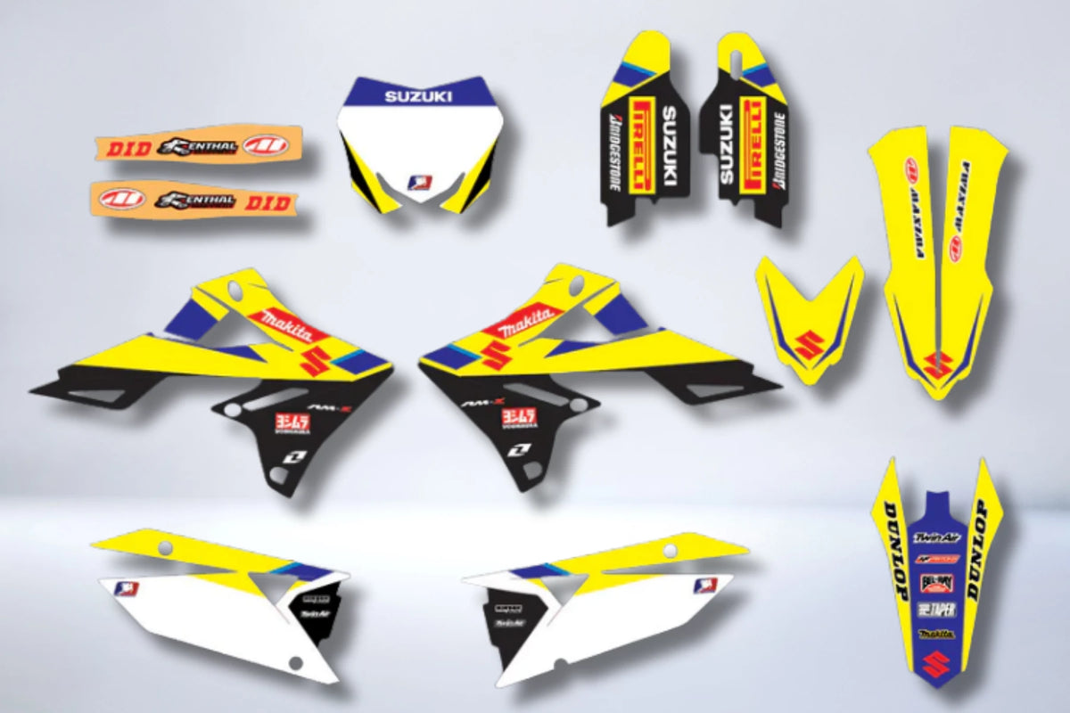 kit grafiche SUZUKI RM-Z 450 2018-2025 & RM-Z 250 2019-2023 - ORIGINALE