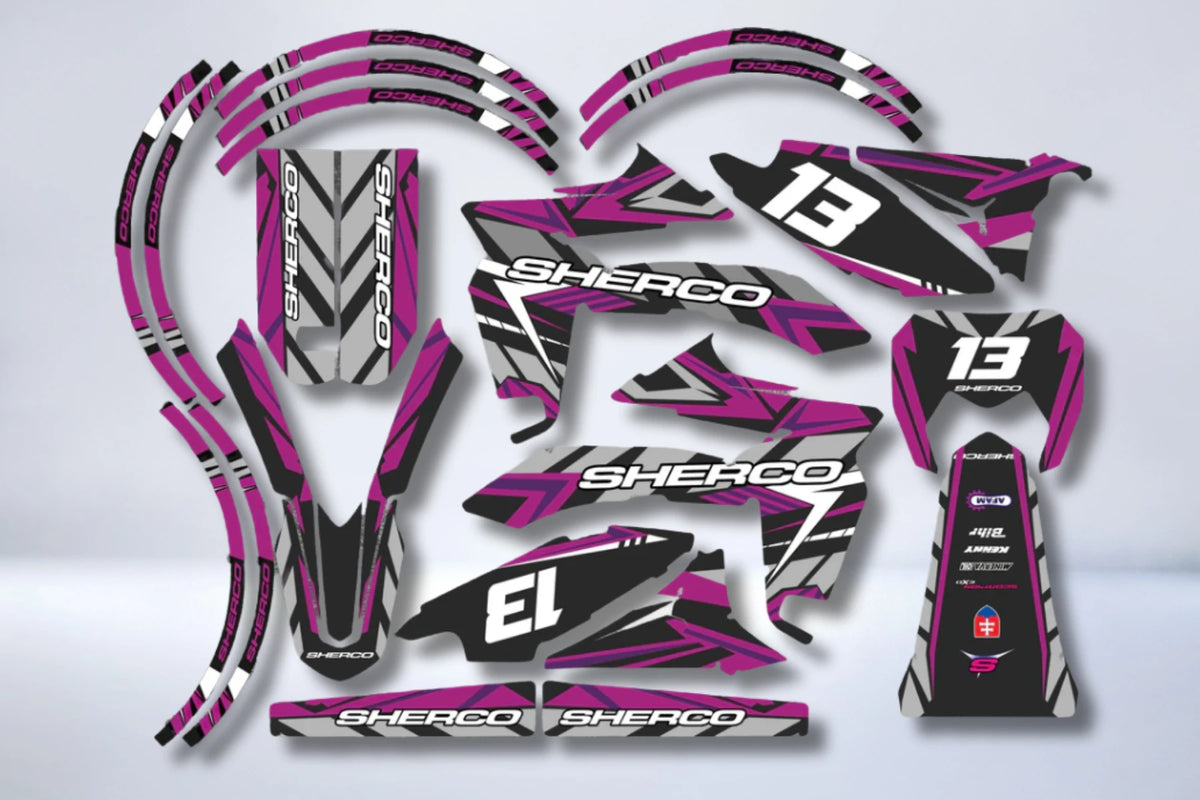 Kit Déco Sherco SE-R SM-R 50cc - PINK