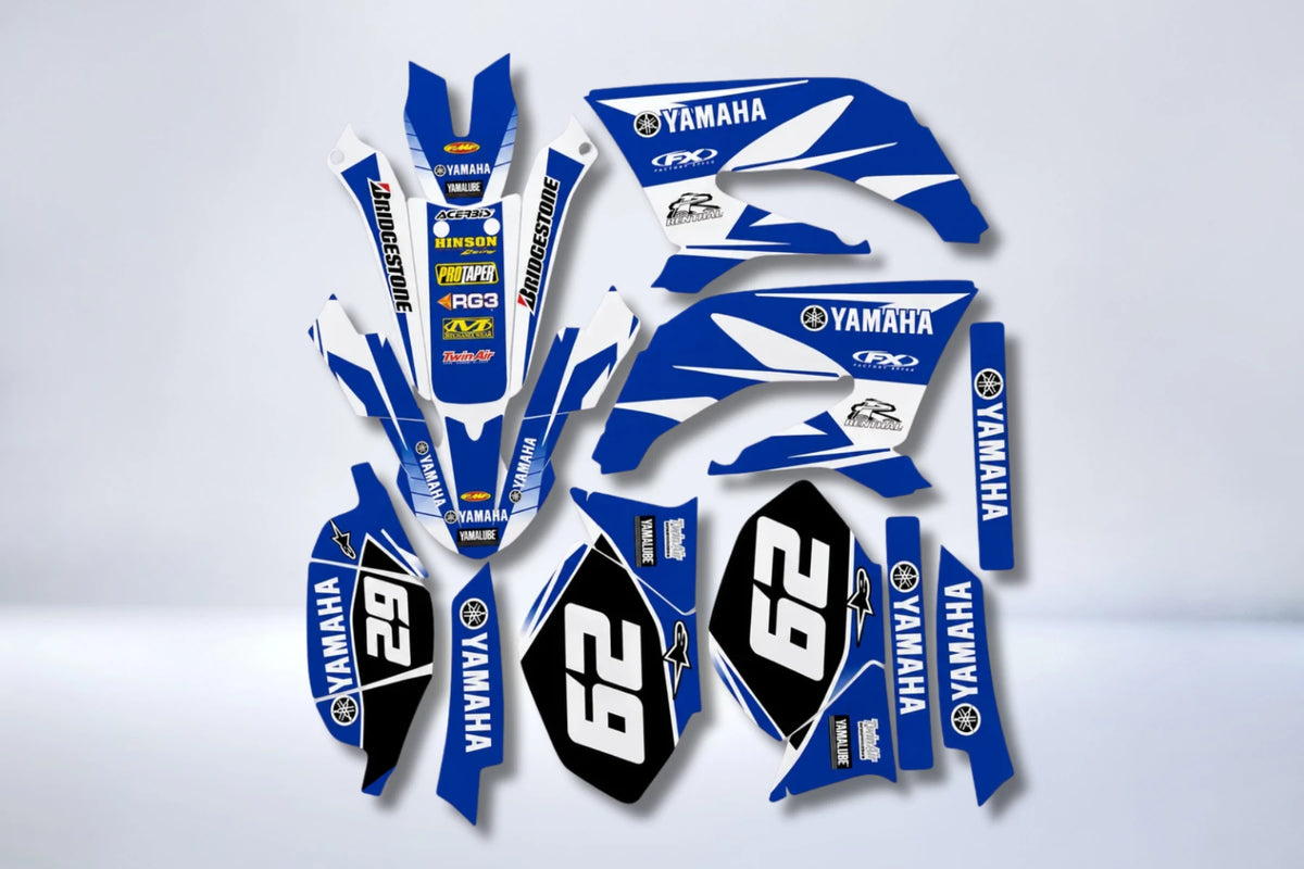 kit gráfico Yamaha DT 50 2003-2020 - RÉPLICA YZ