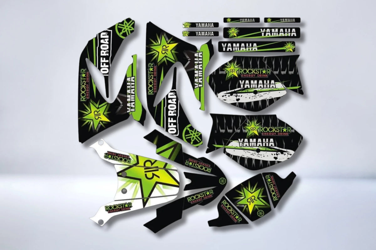 kit gráfico Yamaha DT 50 2003-2020 - ROCKSTAR VERDE