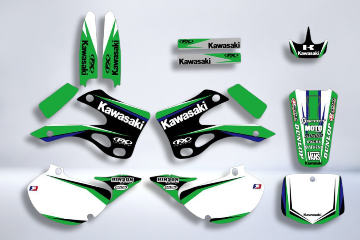kit gráfico KAWASAKI KX 125-250 1999-2002 - ORIGEN