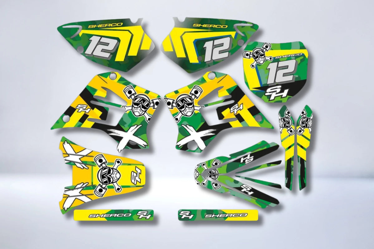 SHERCO HRD 50cc 1998-2005 graphics kit MULTI V2