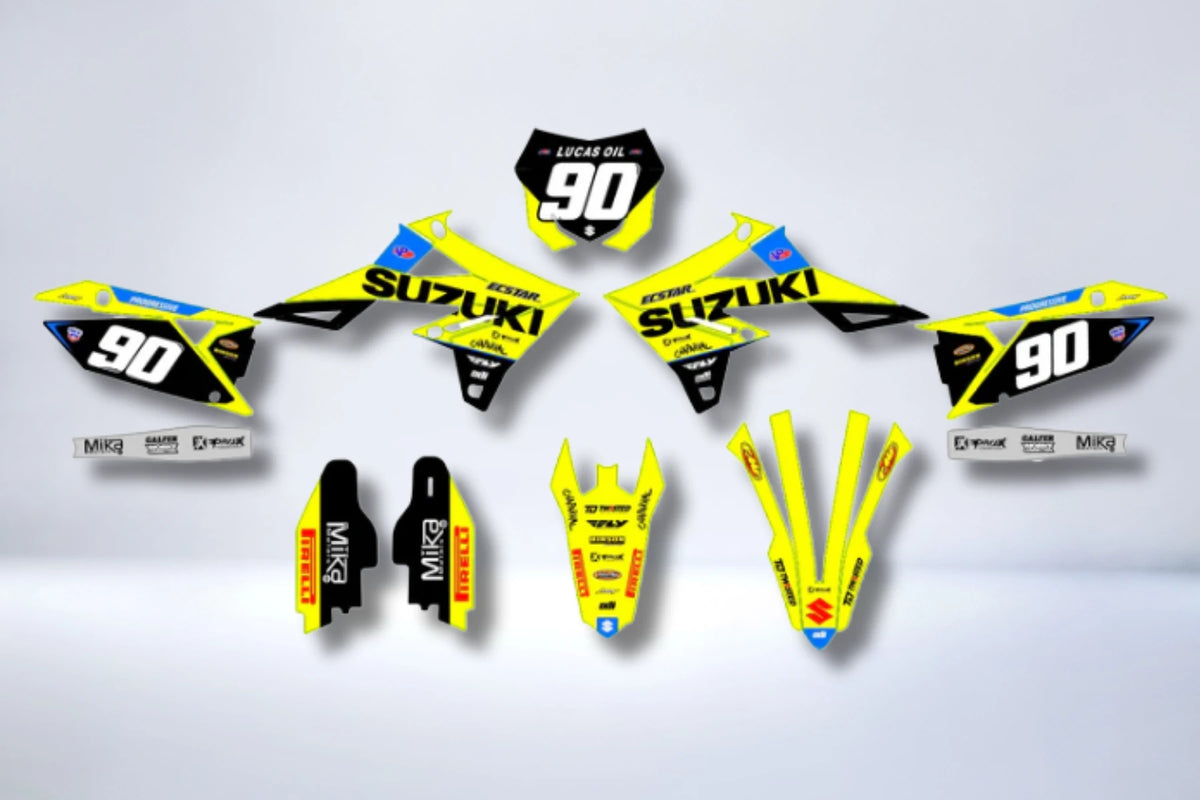 kit grafiche SUZUKI RM-Z 450 2018-2025 & RM-Z 250 2019-2023 - DRAXIS