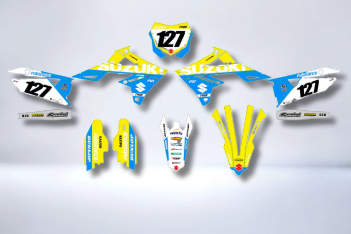 kit grafiche SUZUKI RM-Z 450 2018-2025 & RM-Z 250 2019-2023 - TORVEX