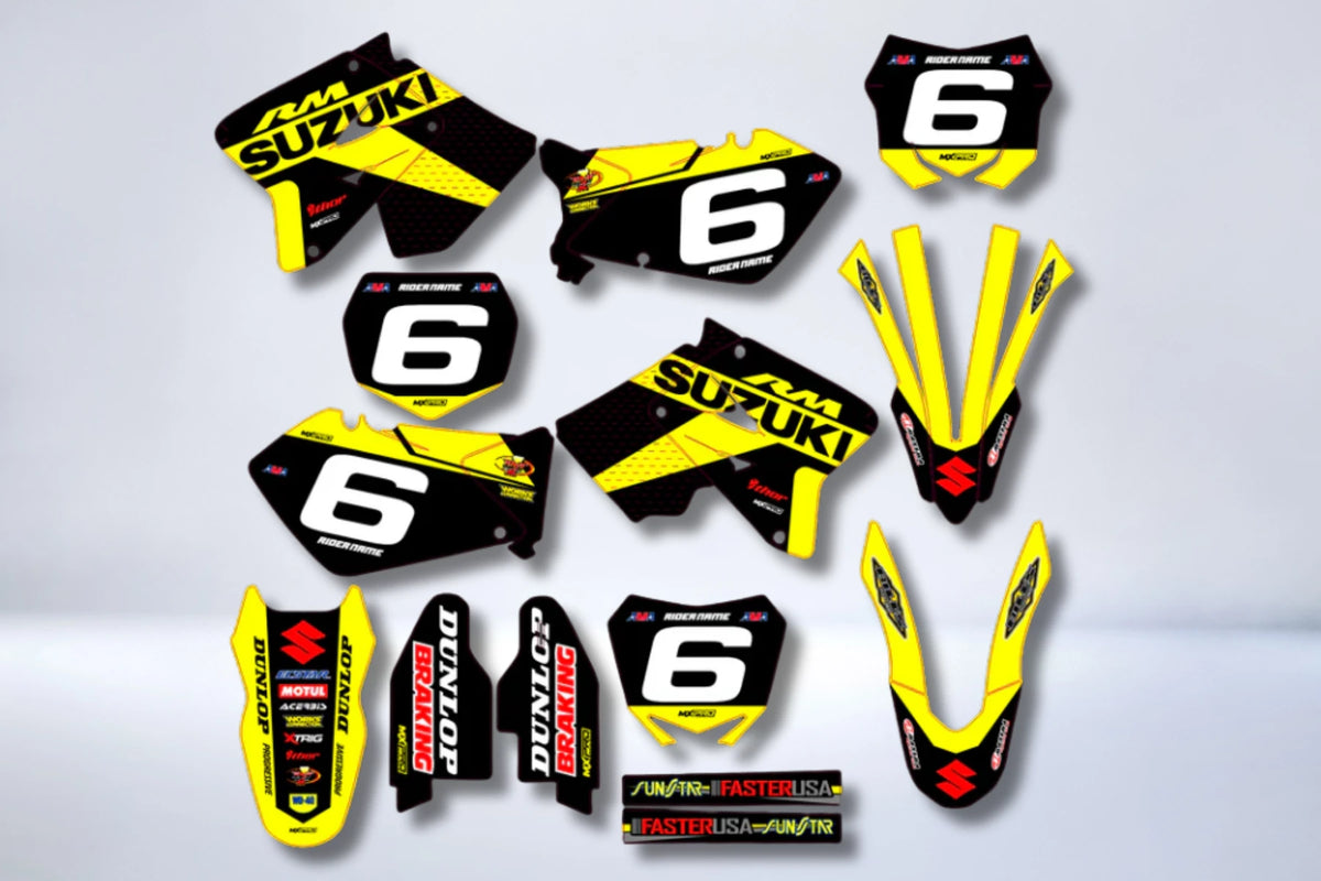 kit grafiche SUZUKI RM 125-250 2001-2012 - VORTOX