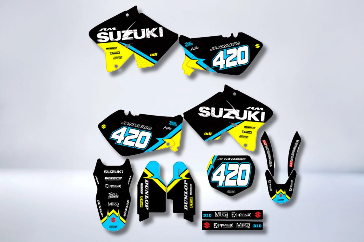 Dekor-Kit SUZUKI RM 125-250 2001-2012 - ZYNTRIX