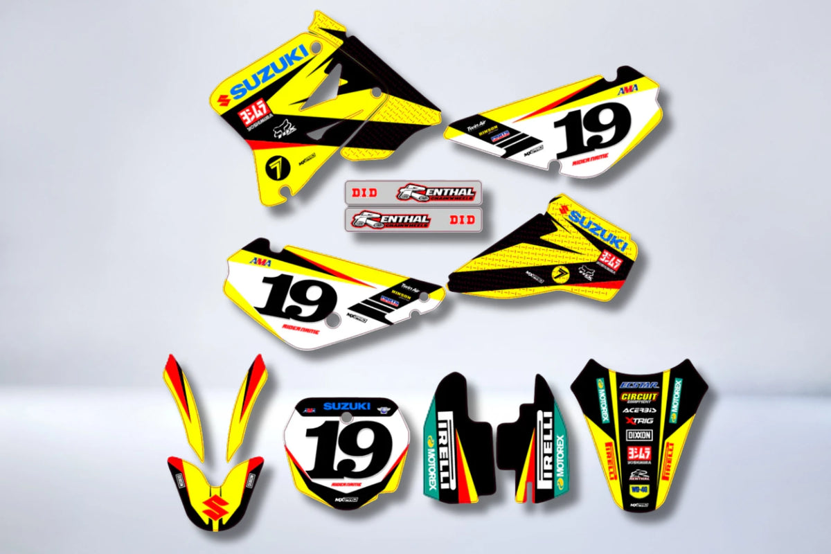 graphics kit SUZUKI RM 85 2001-2017 - KRYPTX