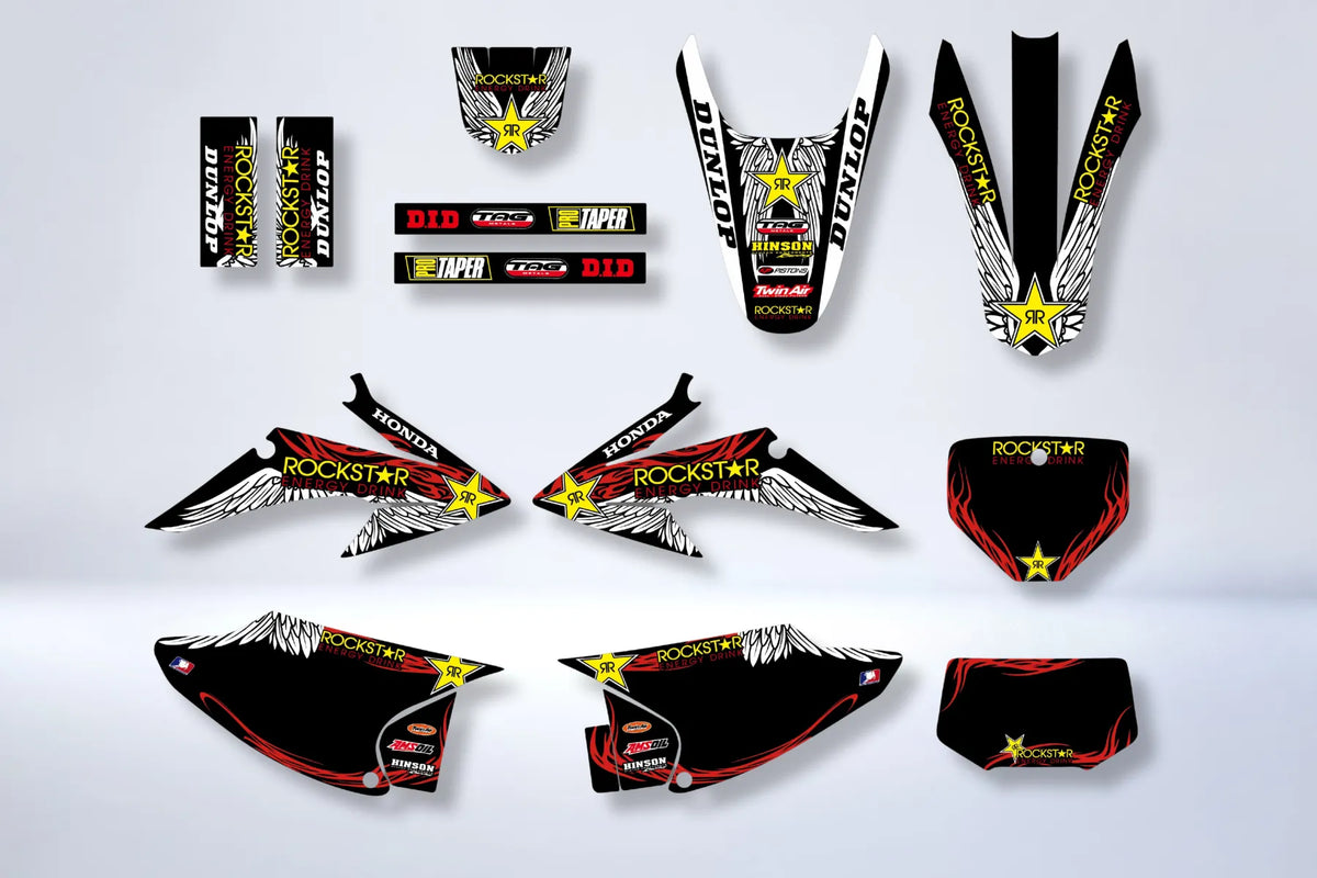Honda CRF 150 F 2008-2014 Decal Kit - Rockstar