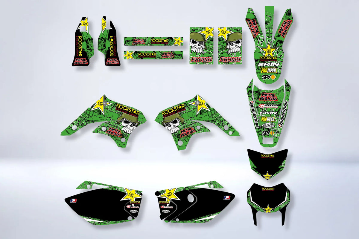 Kit Déco ROCKSTAR #2 - KAWASAKI KLX 450 2008-2018