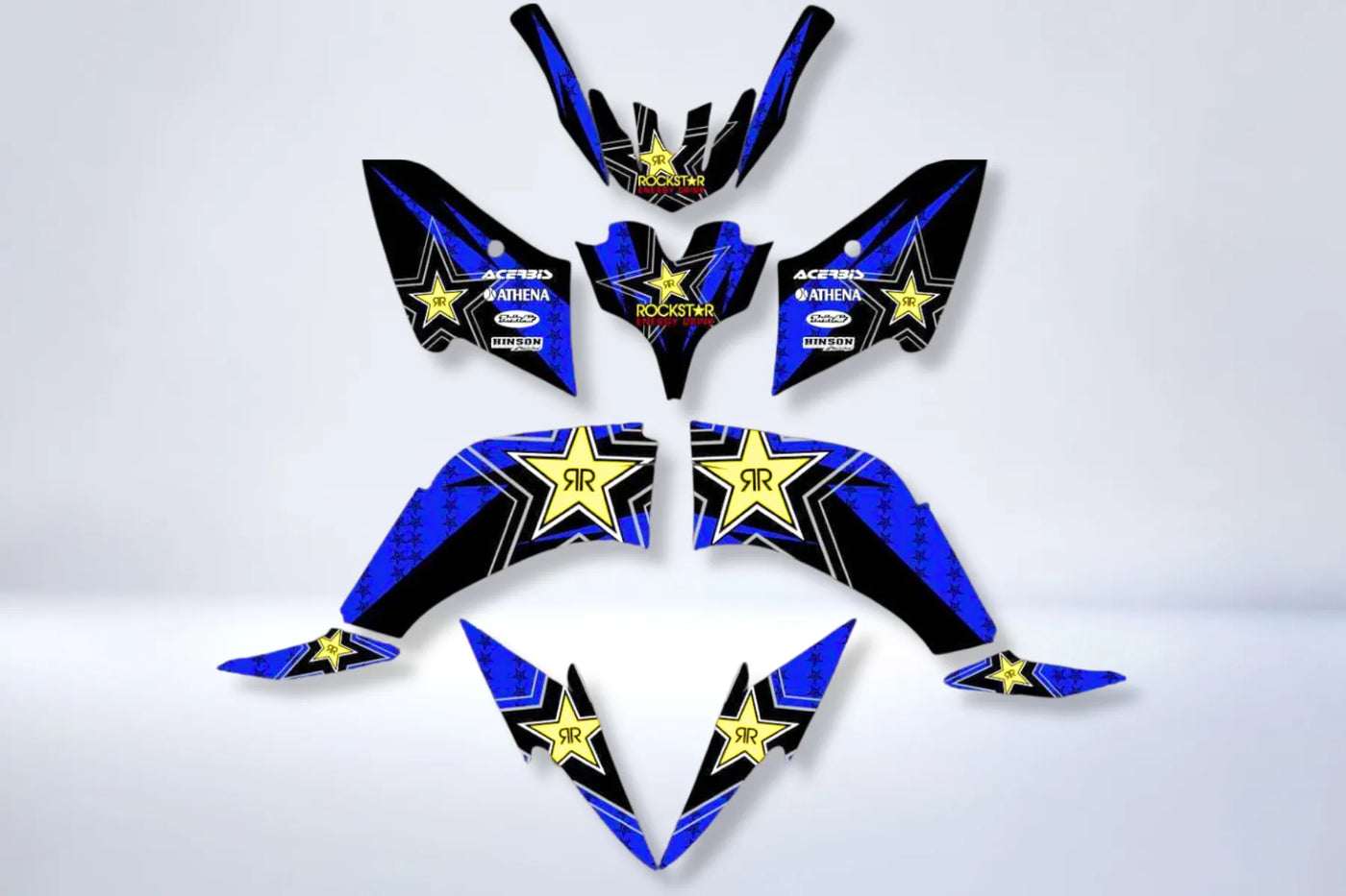 kit grafiche Yamaha YFM 125-250 RAPTOR - ROCKSTAR
