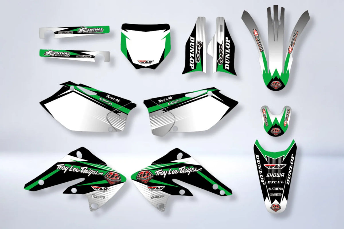 Kit Déco TROY LEE - KAWASAKI KXF 250 2004-2005