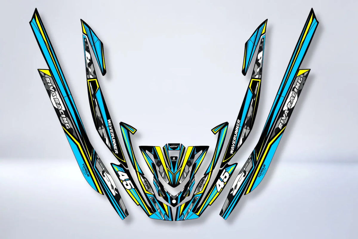Kit Déco Yamaha GP 1800 SVHO Waverunner 2016-2020 - BLUE SUN