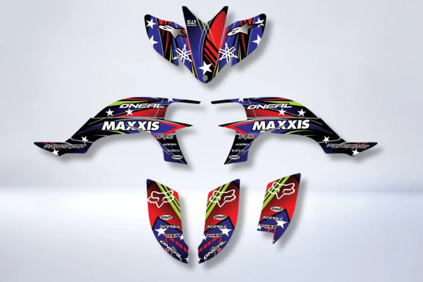Kit déco Yamaha YFZ 450 R RAPTOR 2004-2008 - ONEAL