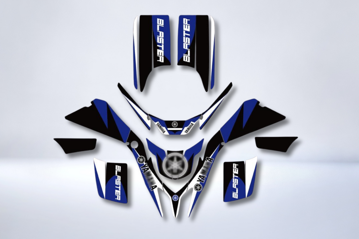 graphics kit YAMAHA 200 Blaster - BLUE ORIGINAL