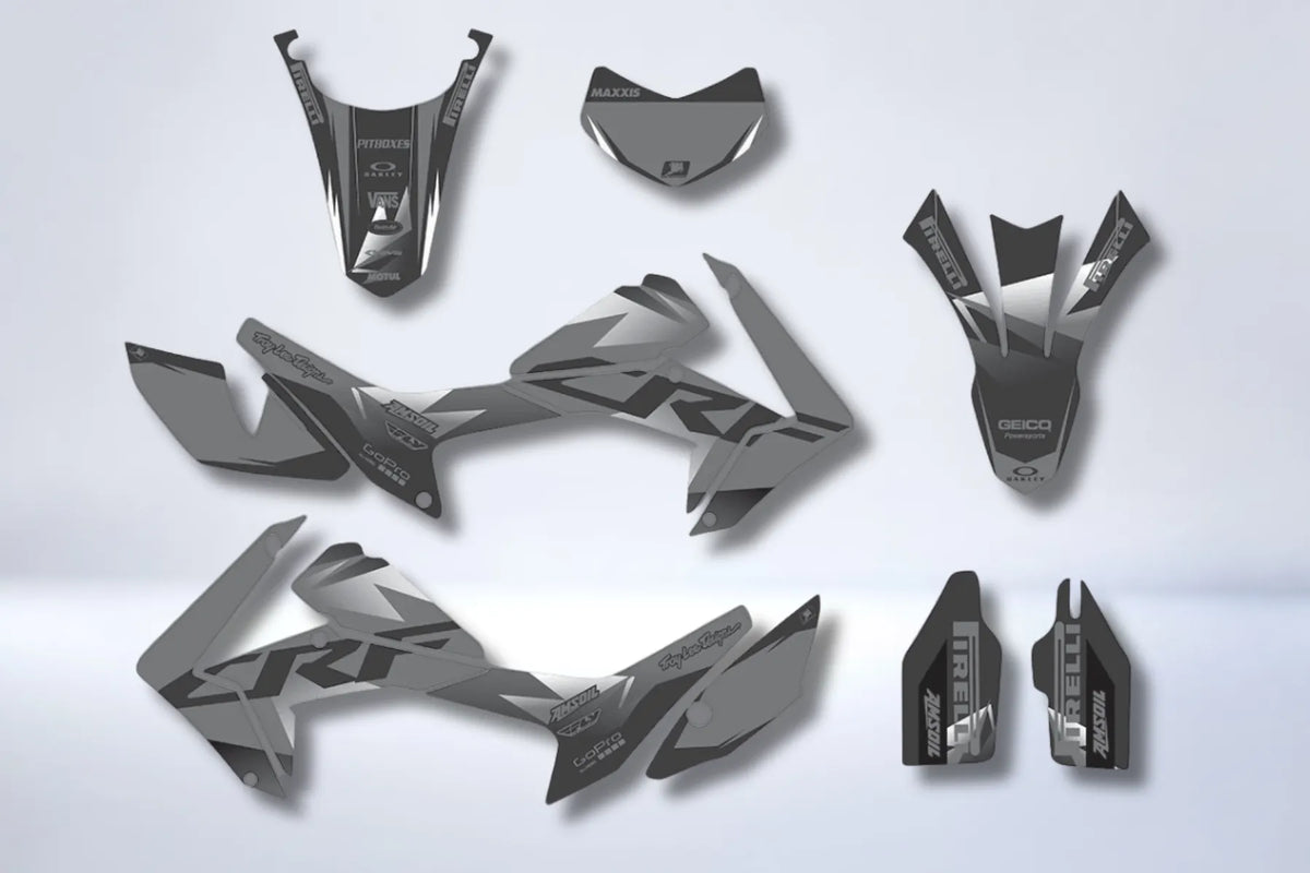 kit gráfico CINZENTO - HONDA CRF 250 L 2012-2018