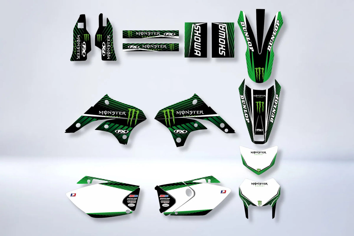 Kit Déco MONSTER #2 - KAWASAKI KLX 450 2008-2018