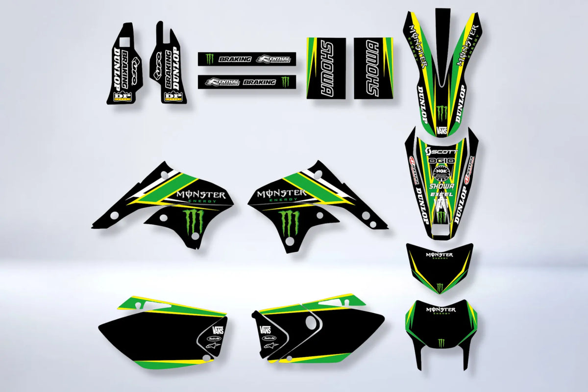 Kit Déco MONSTER #3 - KAWASAKI KLX 450 2008-2018