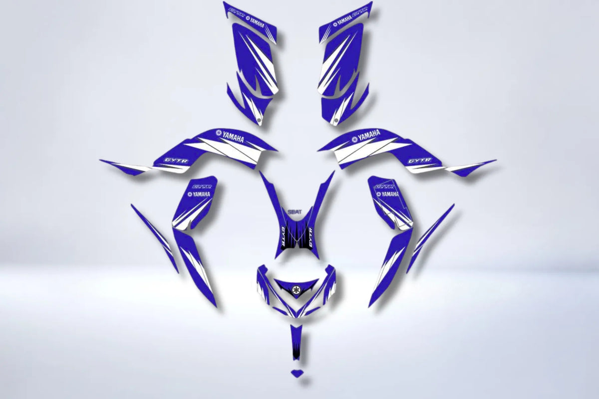 Graphics kit Yamaha YFM 700 RAPTOR 2013-2025 - ORIGINAL BLUE