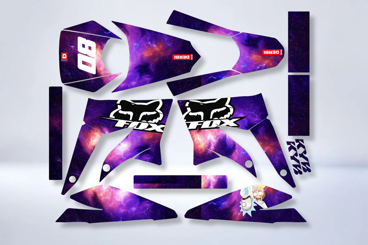 Kit Deco DERBI X-TREME / RACING 2011-2017 - GALAXY