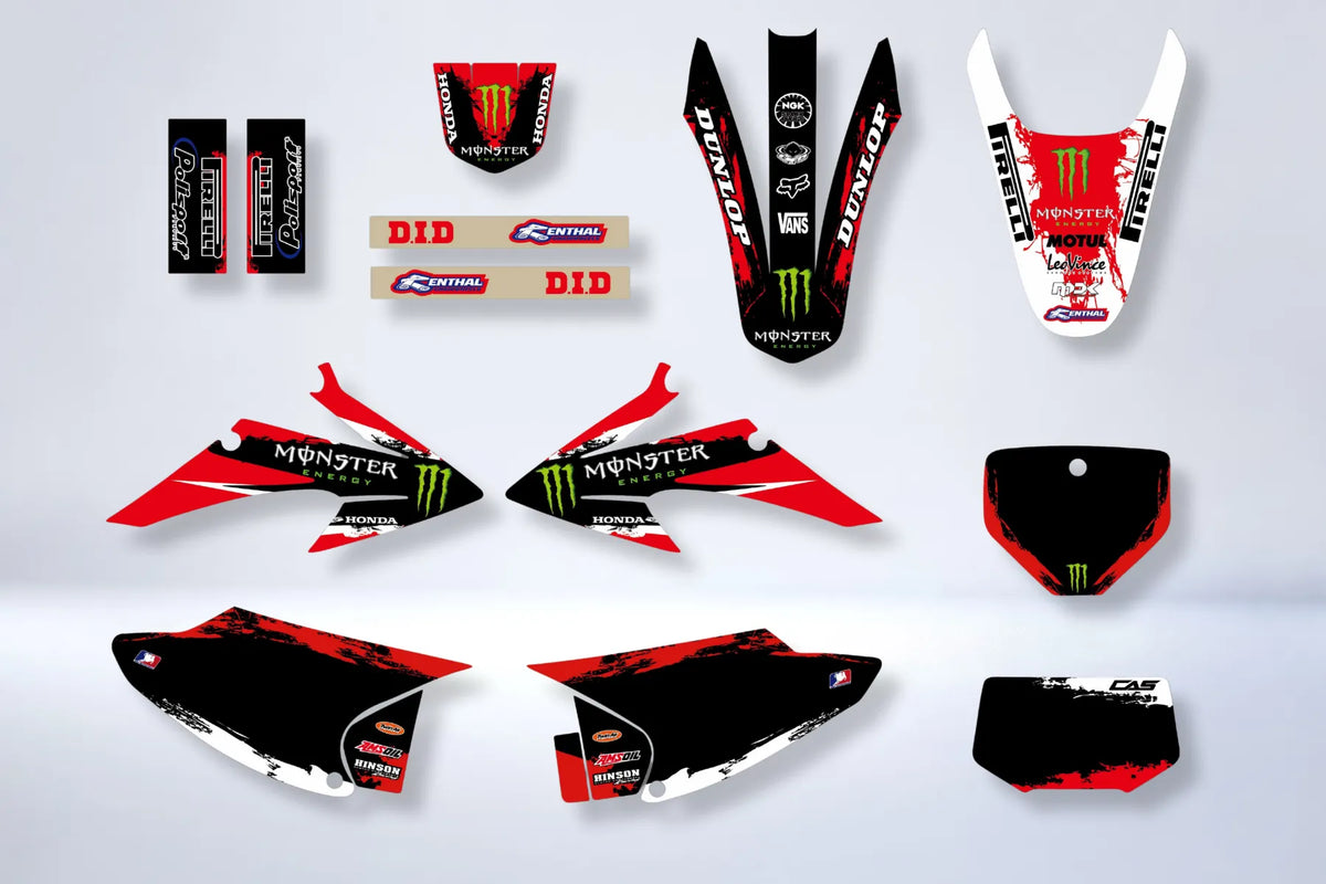 kit gráfico HONDA CRF 150 F 2008-2014 - MONSTER