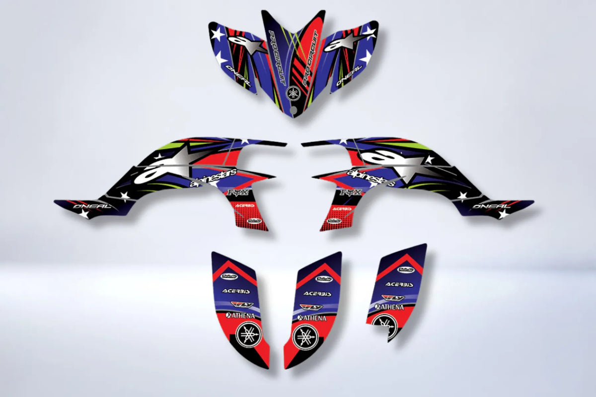 Kit déco Yamaha YFZ 450 R RAPTOR 2004-2008 - ALPINESTAR