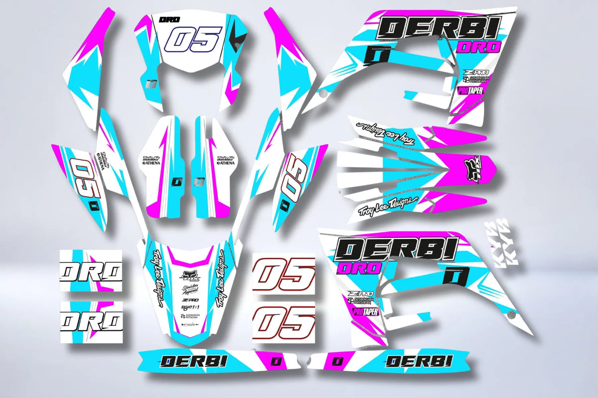 kit grafiche DERBI X-TREME / RACING 2018-2024 - CANDY