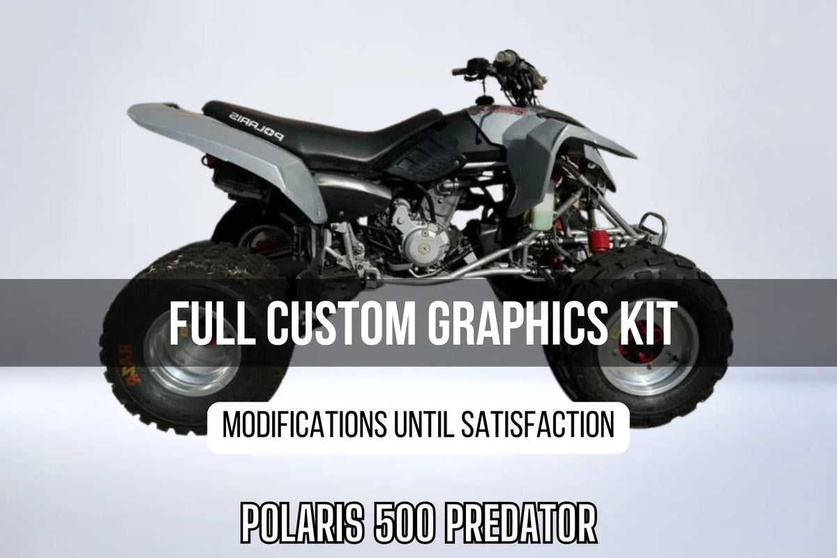 POLARIS 500 PREDATOR graphics kit 100% custom
