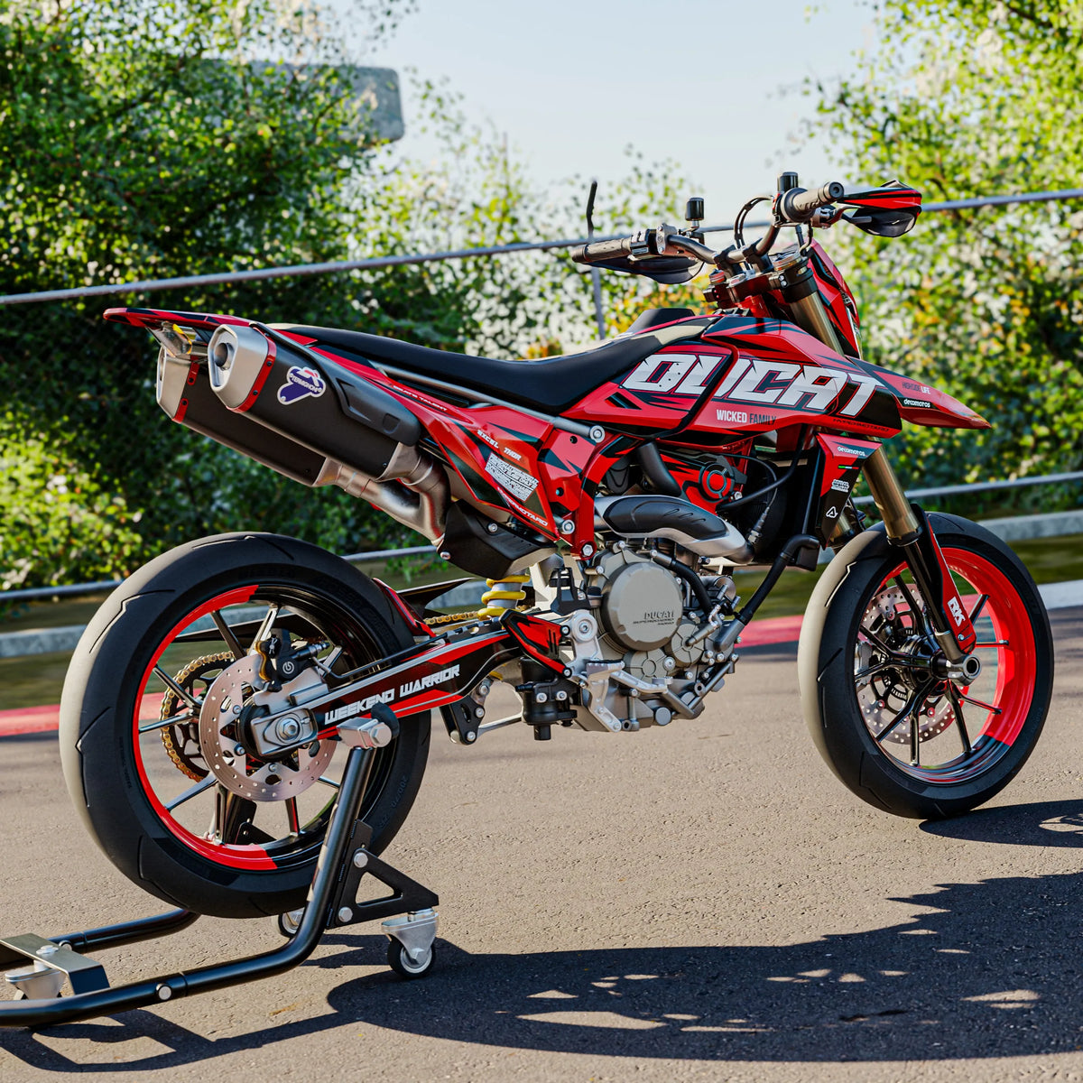 Dekor-Kit Ducati Hypermotard 698 Mono - RACE