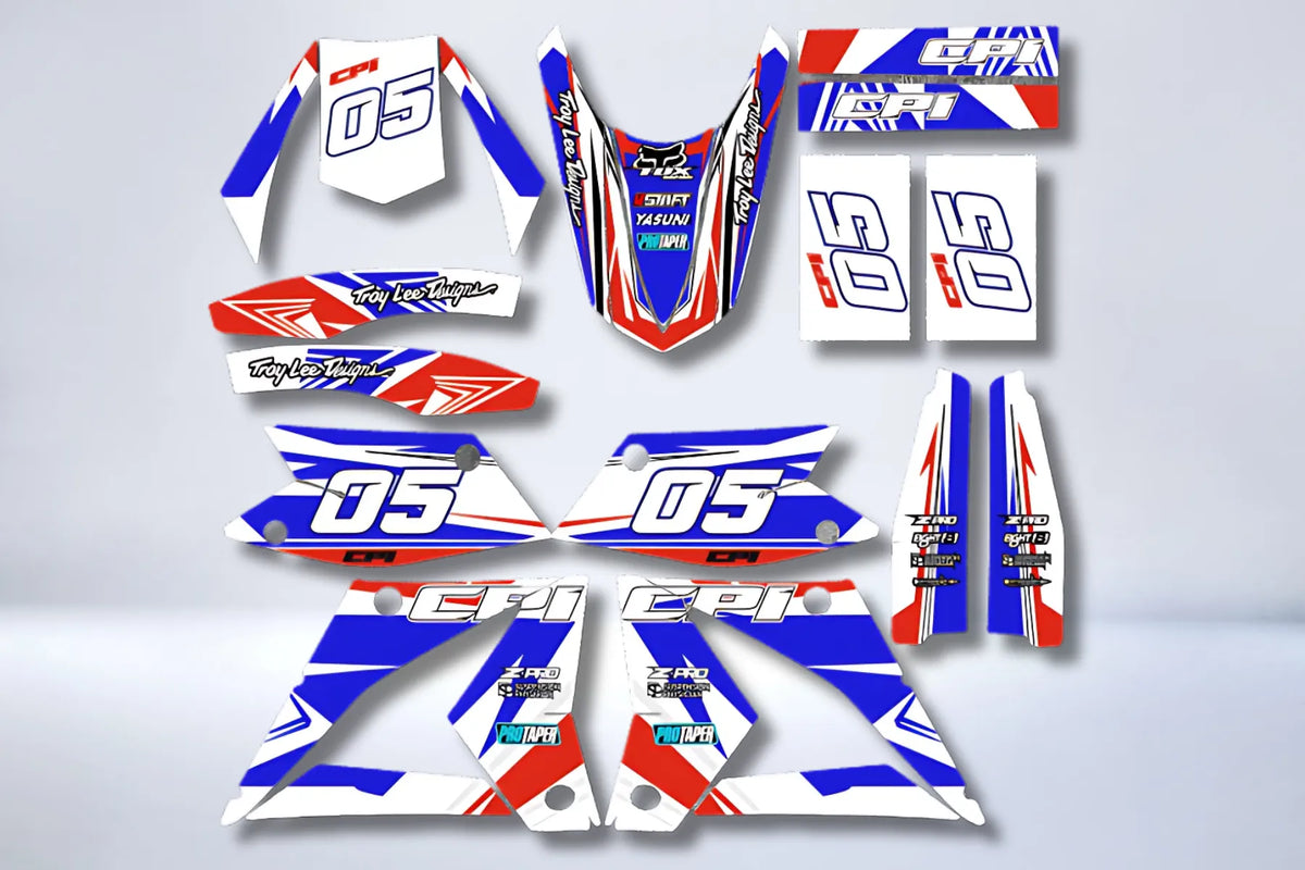 CPI Deco Kit After 2007 - BLUE RED