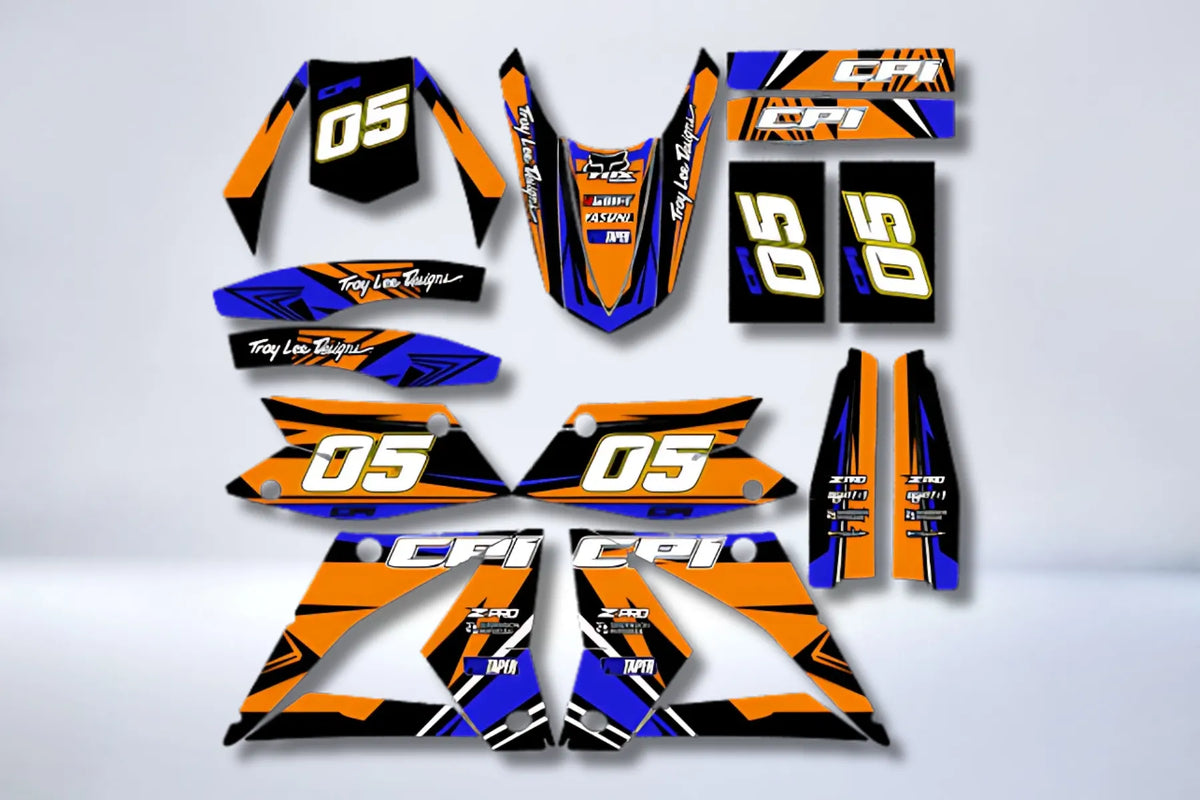 CPI Deco Kit After 2007 - ORANGE BLUE