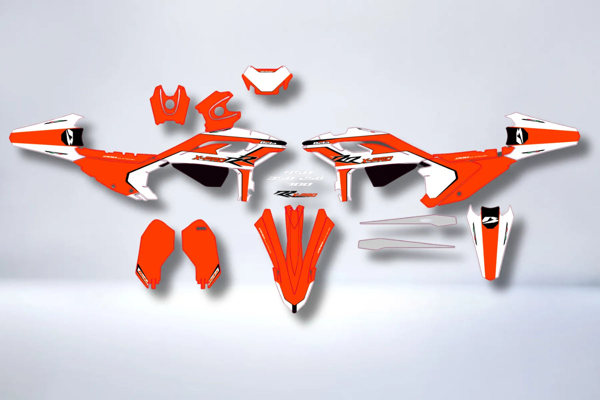 Beta RR X-PRO 2025 graphics kit - ORANGE