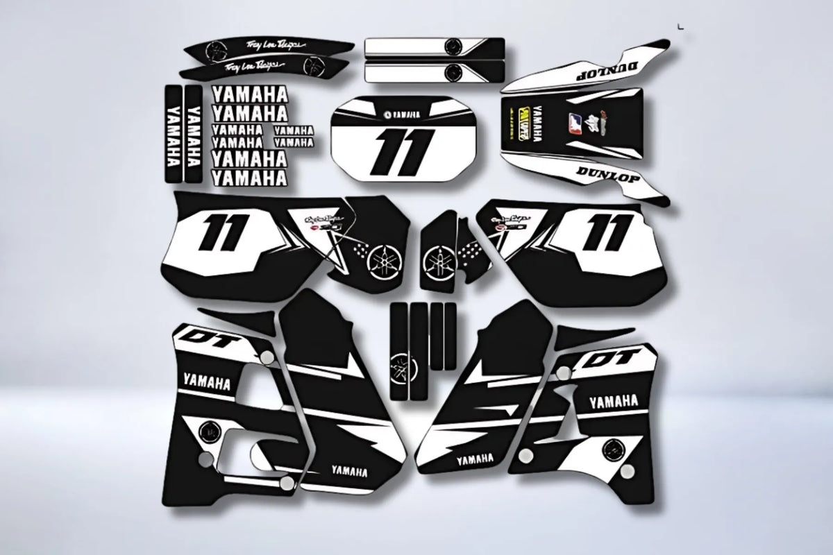 Kit Déco Yamaha DTR DTRE 125 1992-2003 - WHITE
