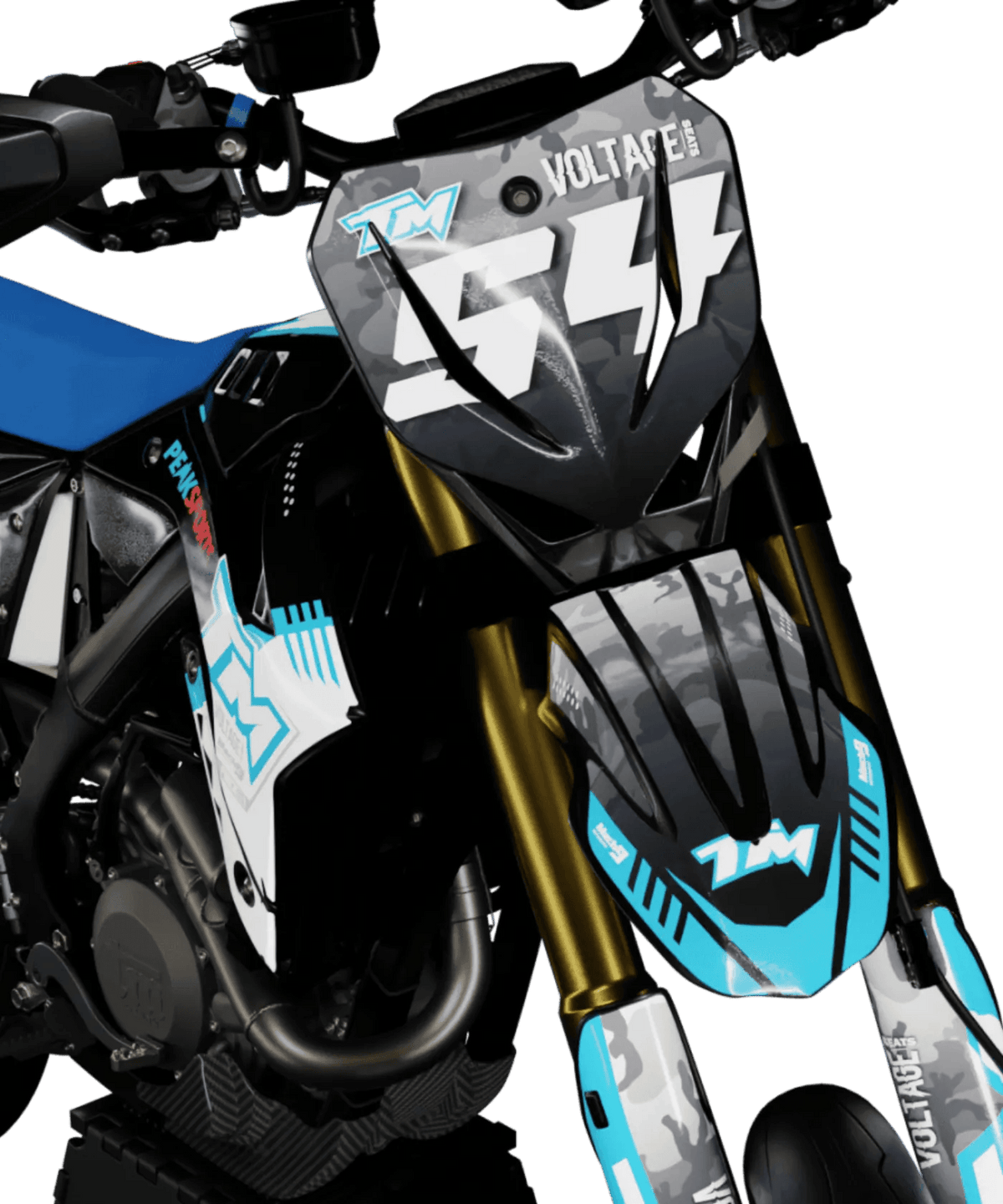 Flux - Kit de decoración TM Racing SMX450 2015-2021