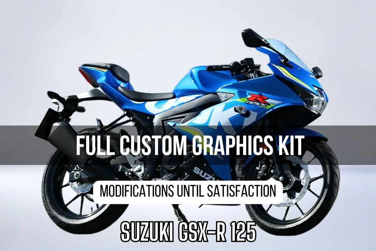 SUZUKI GSX R 125 100% custom Decal Kit
