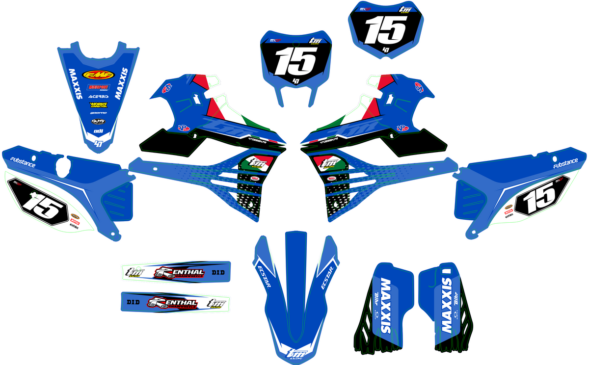 Kit déco TM Racing 2022-2025 - DRAELIX