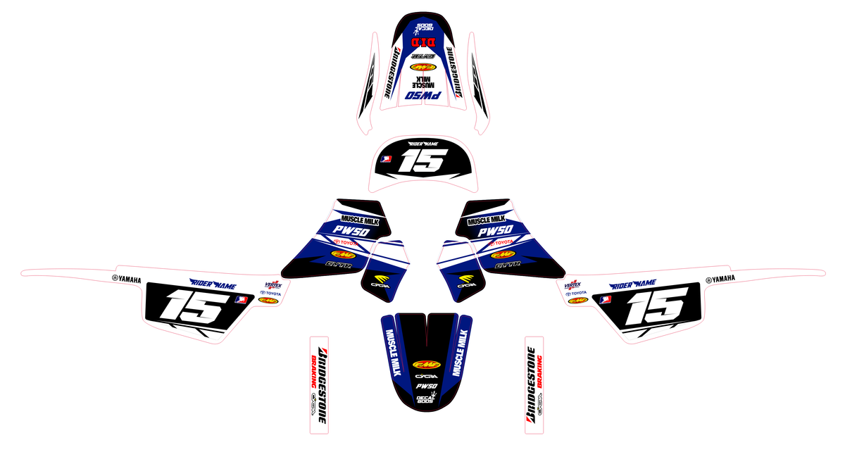 kit grafiche YAMAHA PIWI PW 50 80 1990-2025 - EXYON