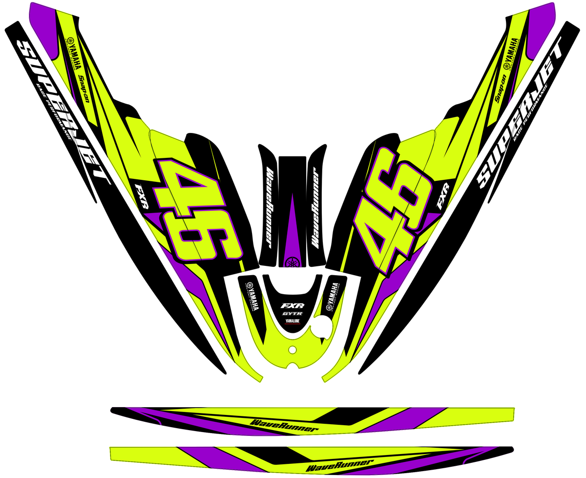 kit grafiche VORUNA - Yamaha SUPERJET 2008-2020