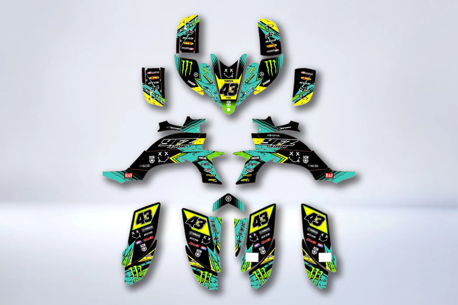 Kit déco Yamaha YFZ 450 R RAPTOR 2014-2022 - OMNORA