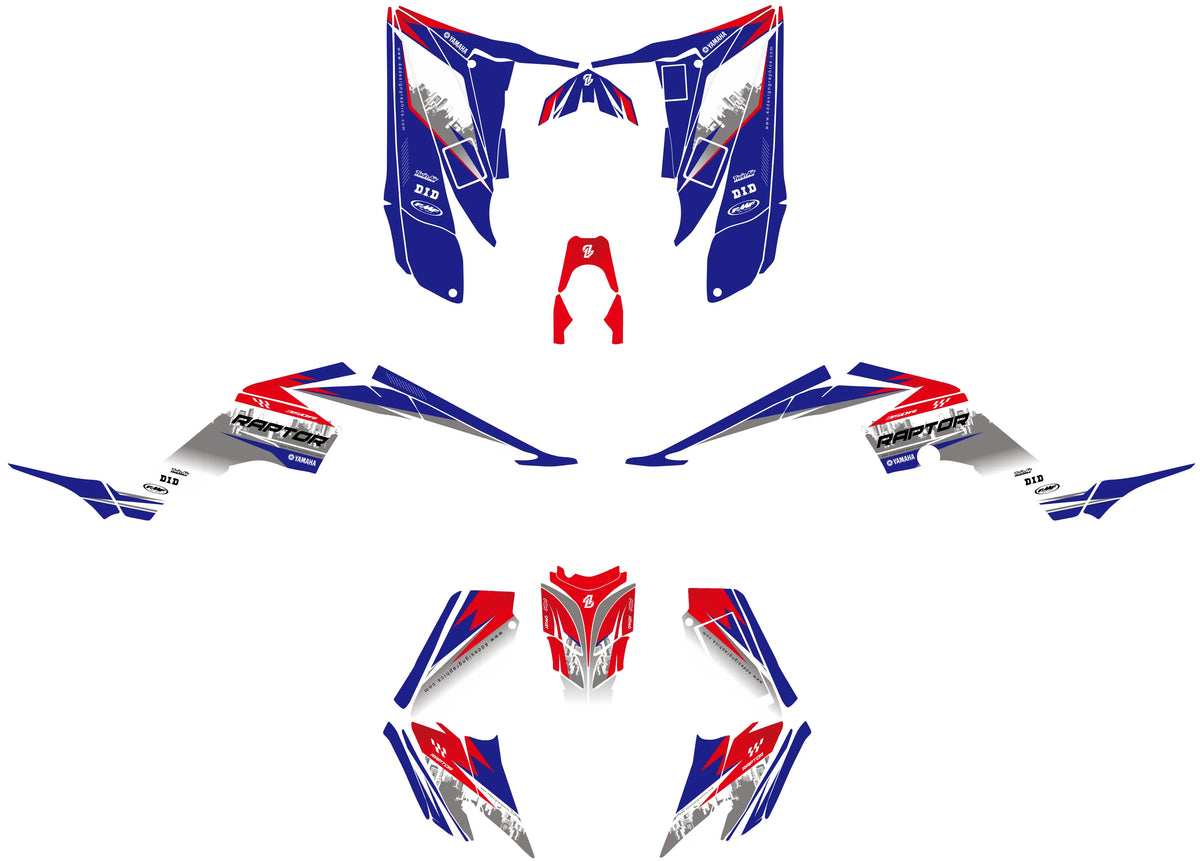 Kit Déco Yamaha YFM 350 Raptor - KRYONIX