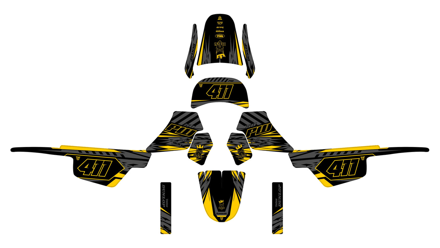 kit grafiche YAMAHA PIWI PW 50 80 1990-2025 - AUREON