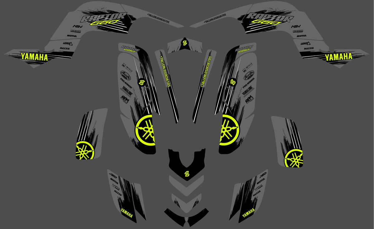 Kit déco Yamaha YFM 660 RAPTOR - XAVORA