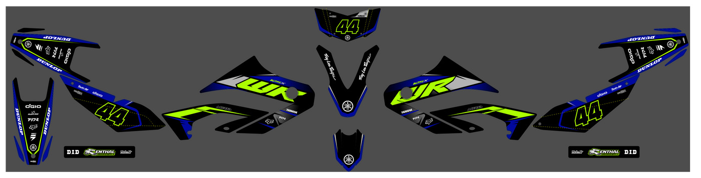 Kit Decorativo Yamaha WRR WRX 125 - COLOR