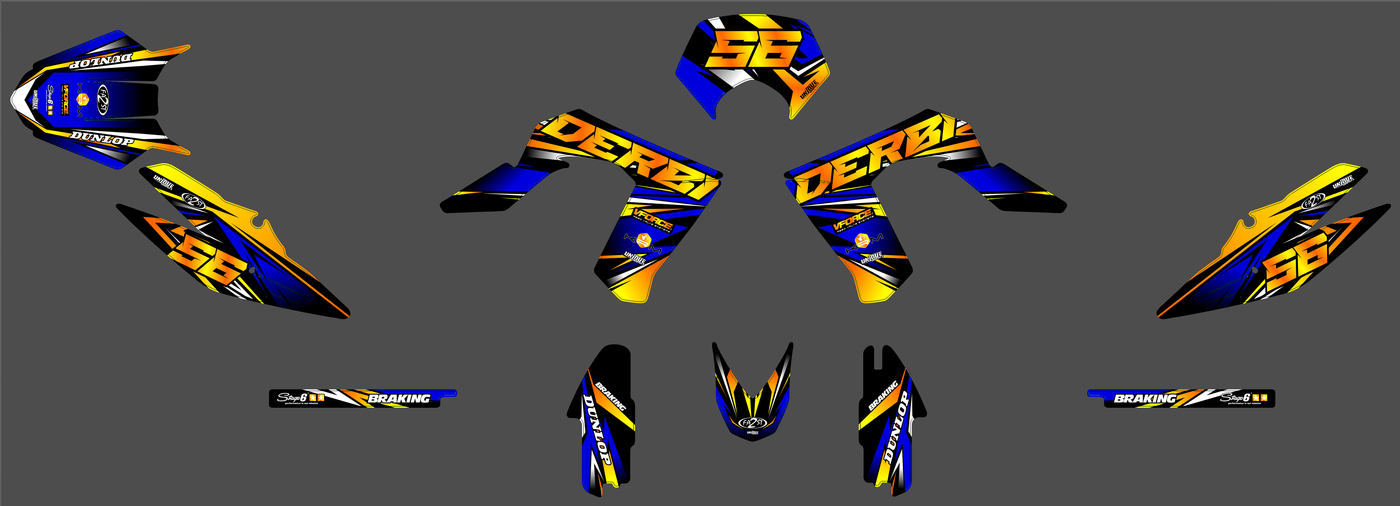 kit gráfico DERBI DRD PRO - ECLYRA