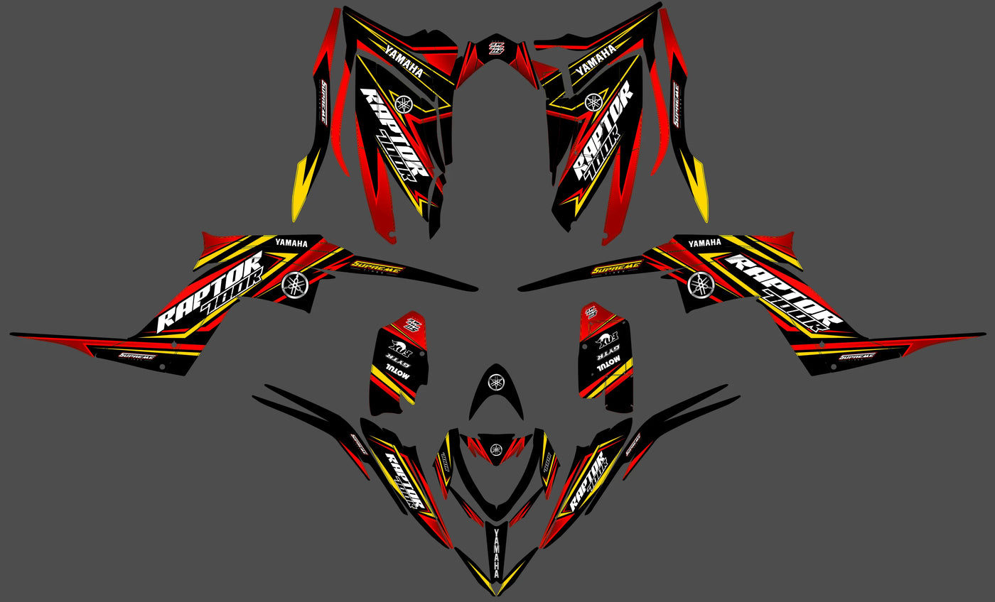 kit grafiche Yamaha 700 Raptor 2013-2025 - SYLVAR