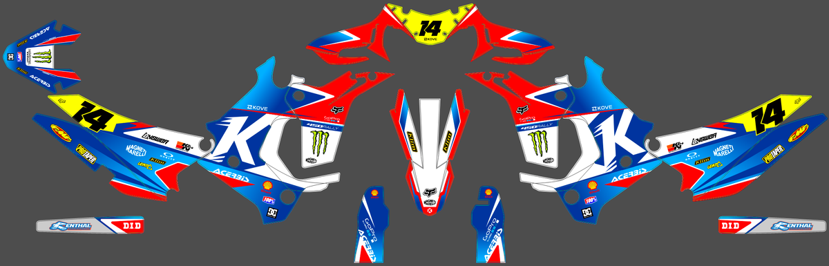 Kit Déco Kove 450 Rally 2022-2025 - FACTORY