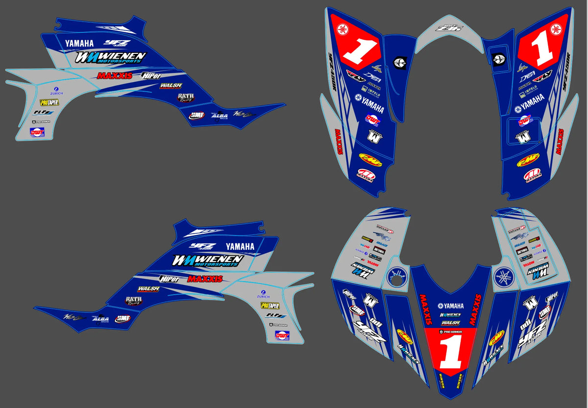 Kit déco Yamaha YFZ 450 R RAPTOR 2004-2008 - XAVION