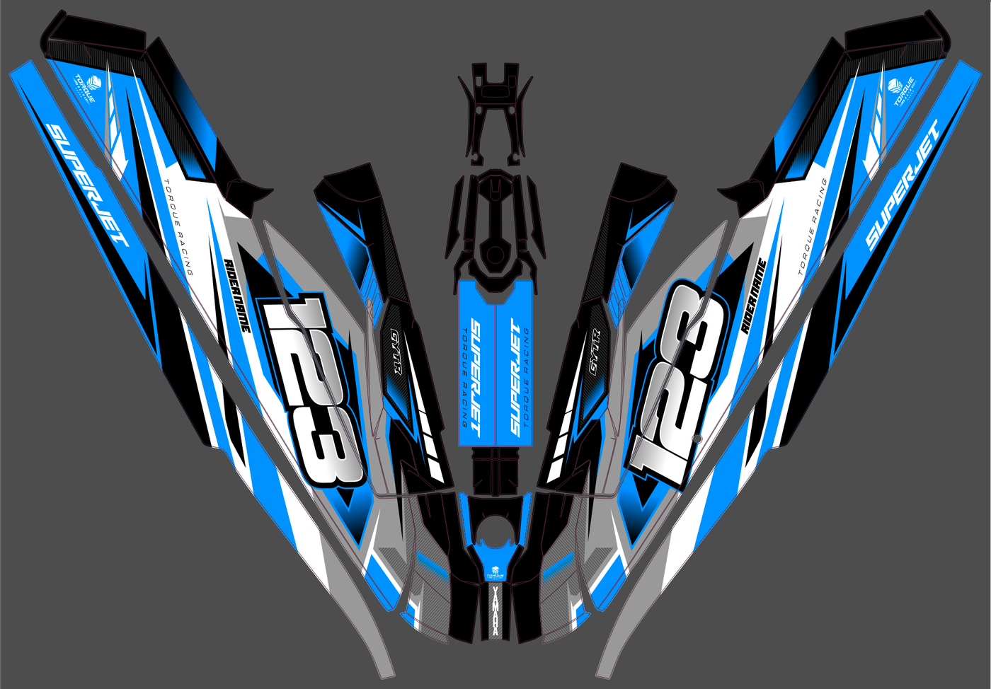 Kit Déco DRAVENOR - Yamaha SUPERJET 2021-2025