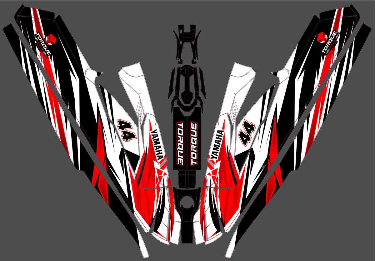 kit gráfico XERAVIS - Yamaha SUPERJET 2021-2025